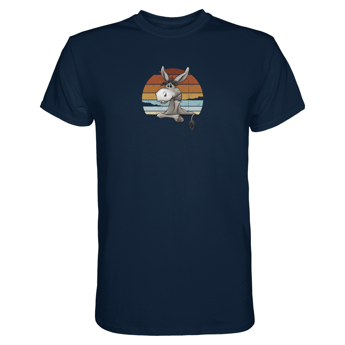 Lässiges Maultier Retro Esel - Premium Shirt