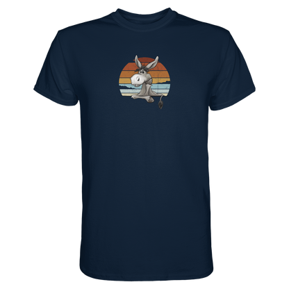 Lässiges Maultier Retro Esel - Premium Shirt