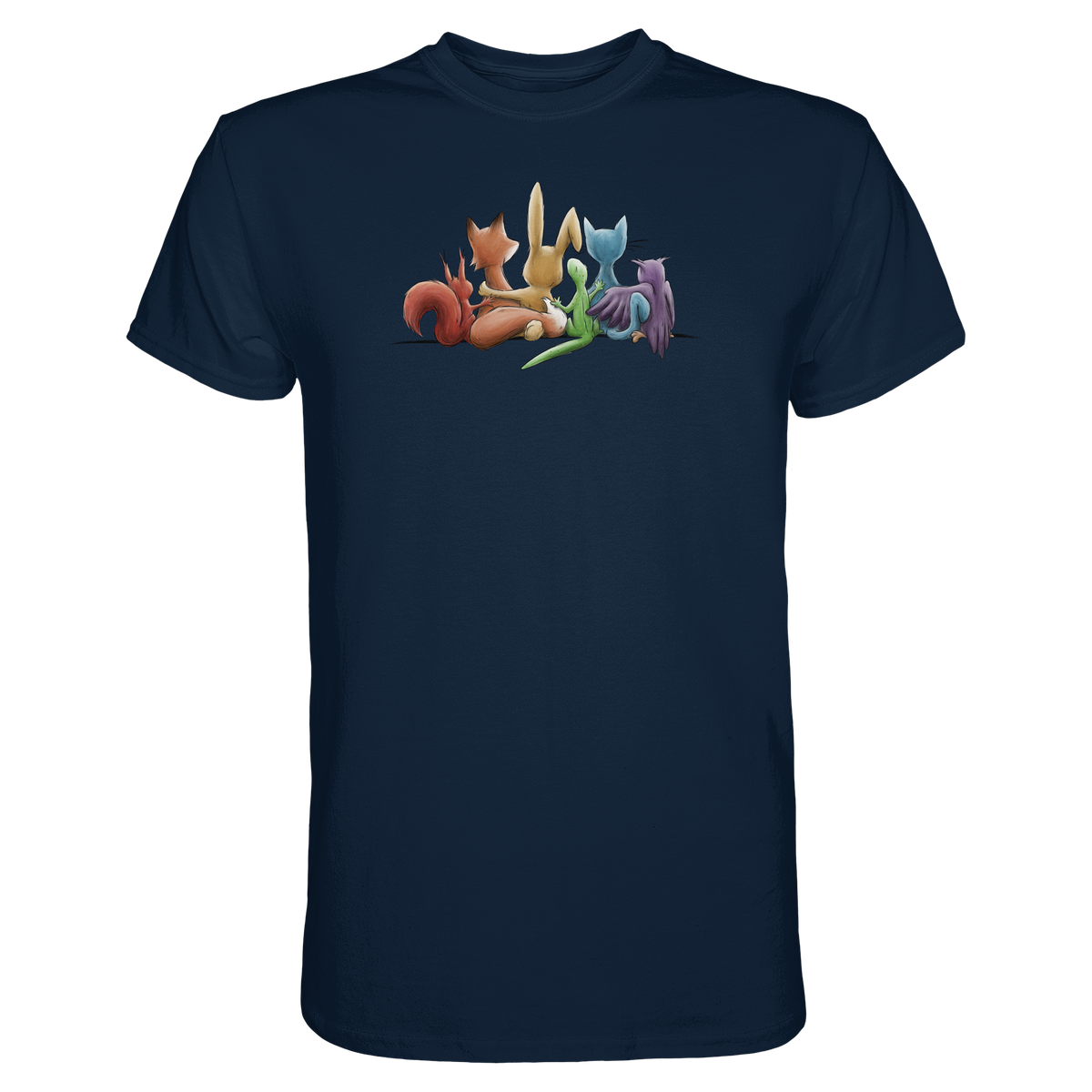Regenbogen Tiere für Freundschaft, Toleranz und Vielfalt - Premium Shirt