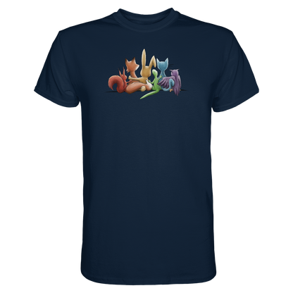 Regenbogen Tiere für Freundschaft, Toleranz und Vielfalt - Premium Shirt