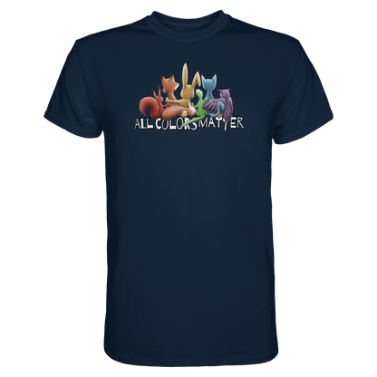All Colors Matter! Regenbogen Tiere für Vielfalt - Premium Shirt