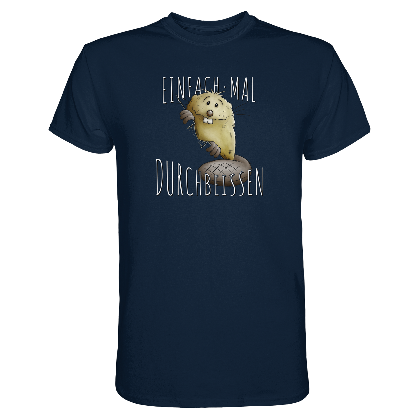 Einfach mal Durchbeissen Biber - Premium Shirt