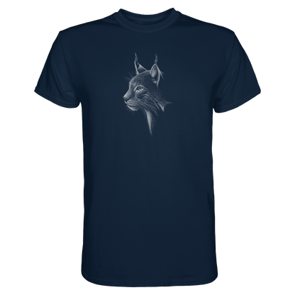 Luchs Kritzelkunst Wildkatze Illustration - Premium Shirt