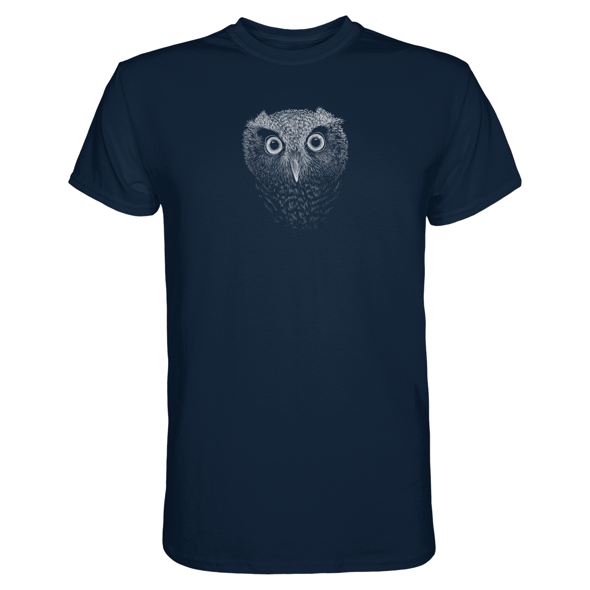 Eule Kritzelkunst Illustration - Premium Shirt