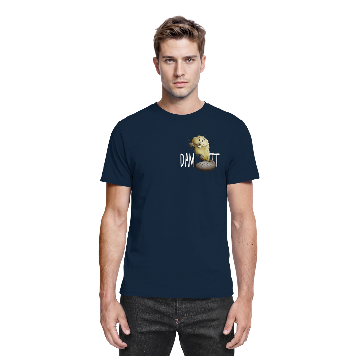 Dam It Verdammt Lustiger Biber - Premium Shirt