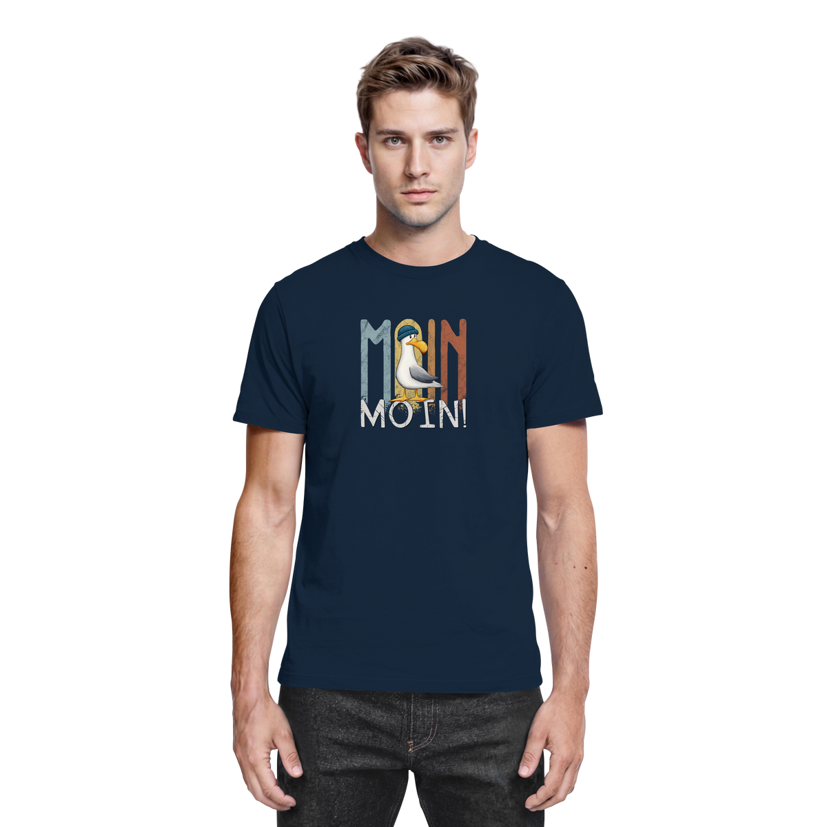 Moin Moin norddeutsche Möwe - Premium Shirt