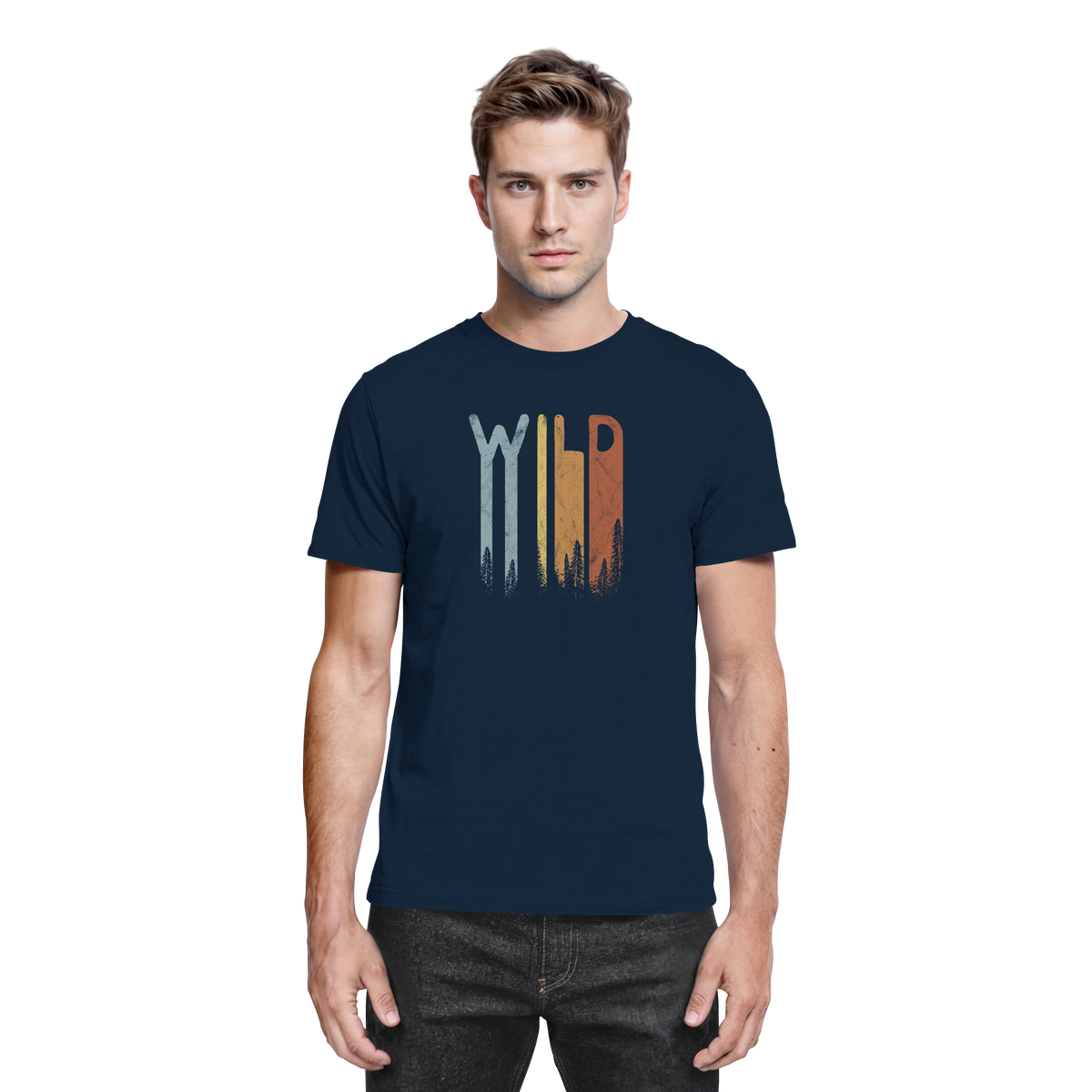 Wild Retro Schriftzug - Premium Shirt