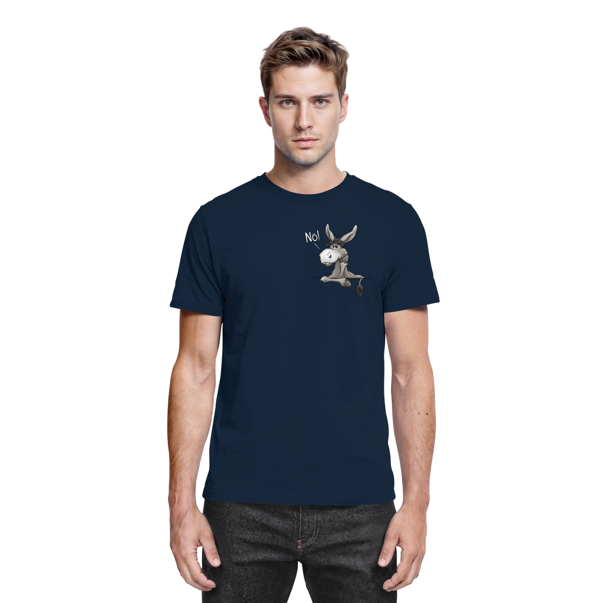 Nö! Störrischer Esel - Premium Shirt