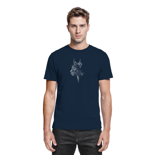 Luchs Kritzelkunst Wildkatze Illustration - Premium Shirt