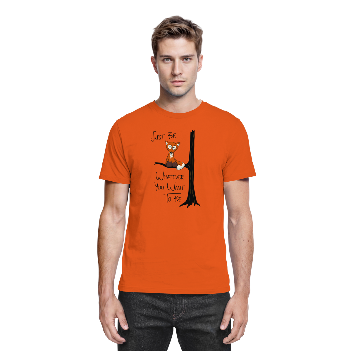 Just Be Whatever | Fuchs wie Eule - Premium Shirt