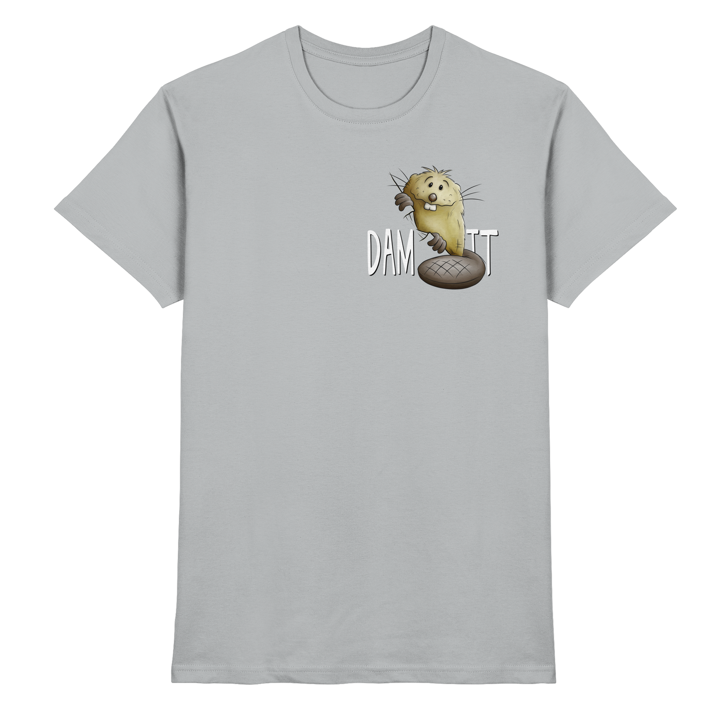 Dam It Verdammt Lustiger Biber - Premium Shirt