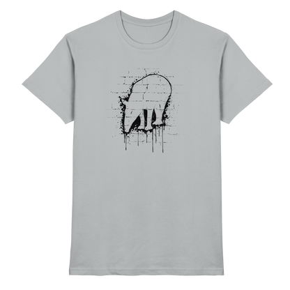 Urban Street Art Tapir Silhouette - Premium Shirt