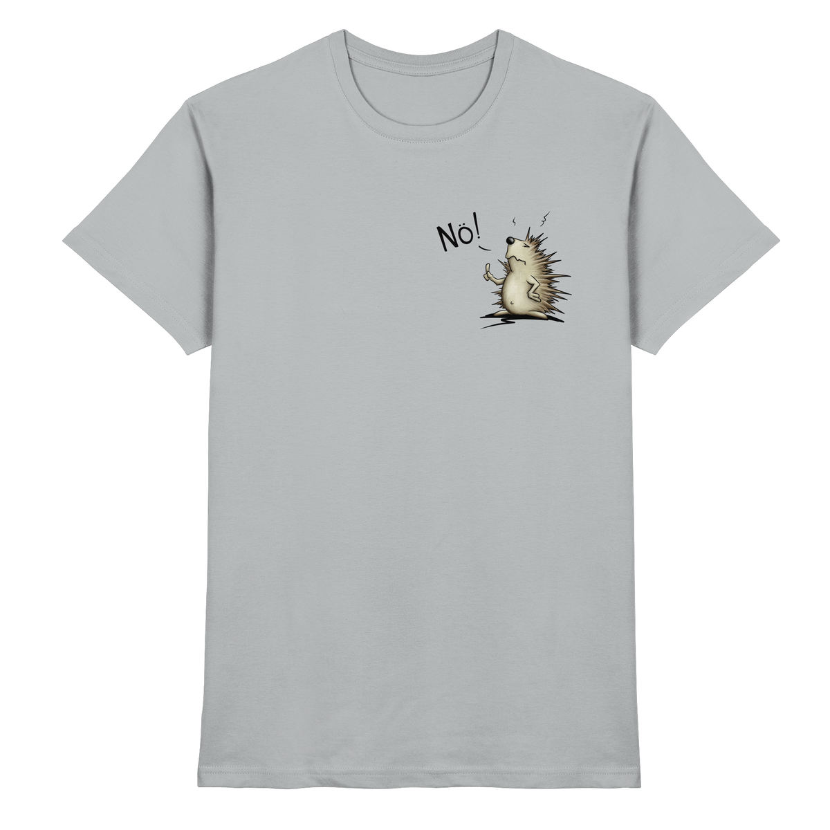 Nö! Grummeliger Igel - Premium Shirt