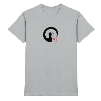 Moin kreischende japanische Enso Möwe - Premium Shirt