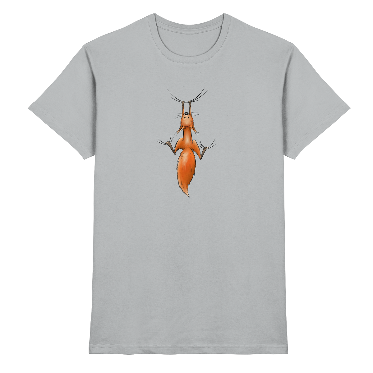 Rotes Eichhörnchen hängt ab - Premium Shirt