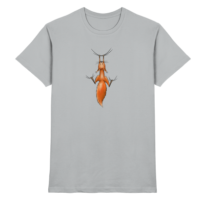 Rotes Eichhörnchen hängt ab - Premium Shirt