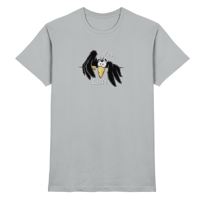 Joa Läuft Krähe gechillter Rabe - Premium Shirt