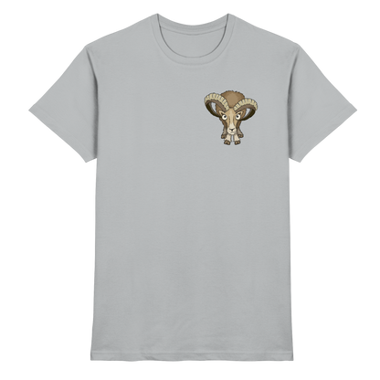Bockiges Mufflon Widder Schafbock - Premium Shirt