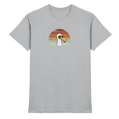 Cool lässige Retro Möwe - Premium Shirt