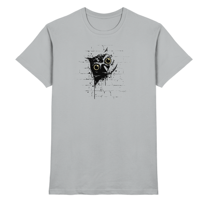 Lässige Street Art Eule - Premium Shirt