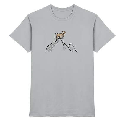 Ziegenbock in den Bergen - Premium Shirt