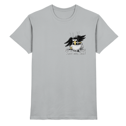 Der frühe Vogel kann mich mal | Kaffee Rabe - Premium Shirt
