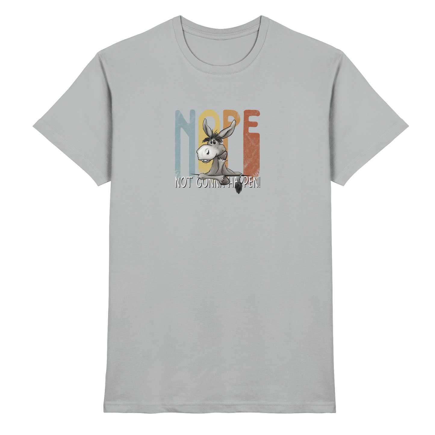 Nope | bockiger Esel - Premium Shirt