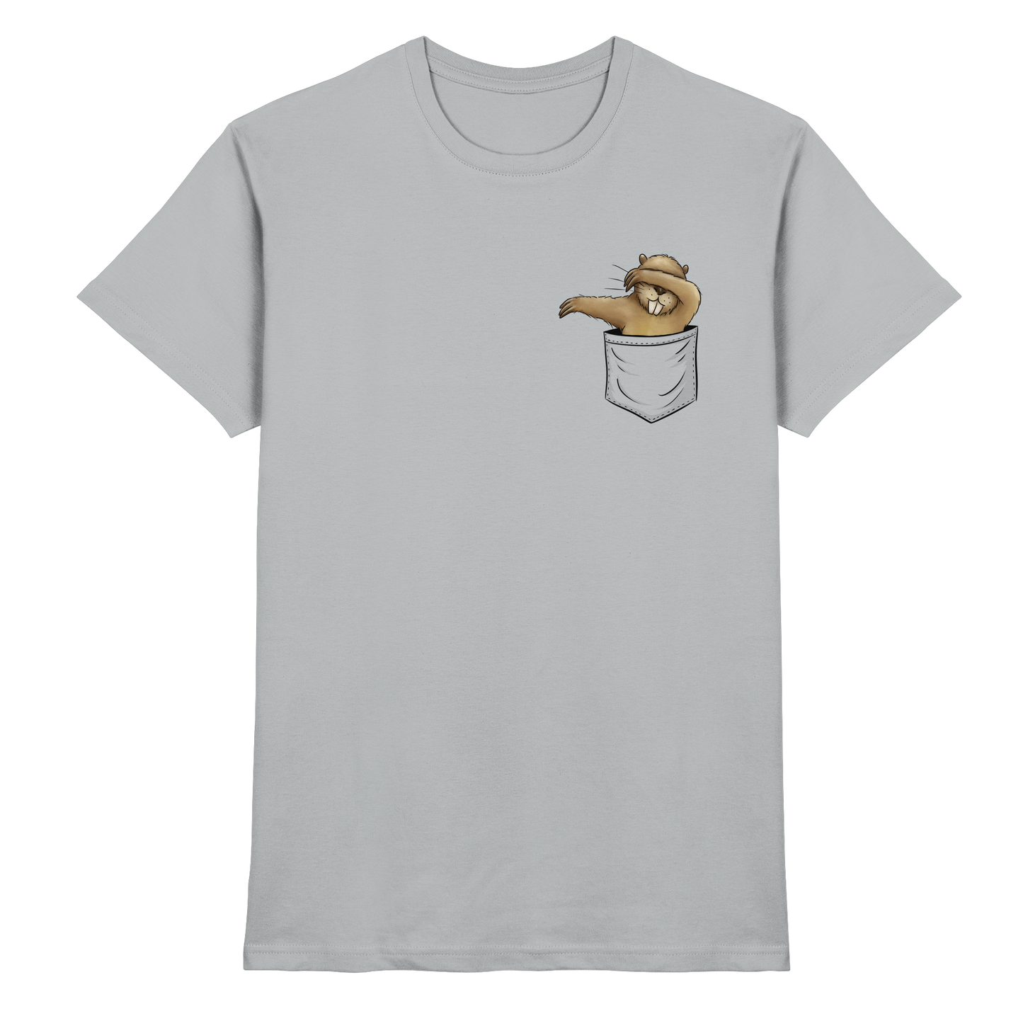 Dabbender Biber in Deiner Tasche - Premium Shirt