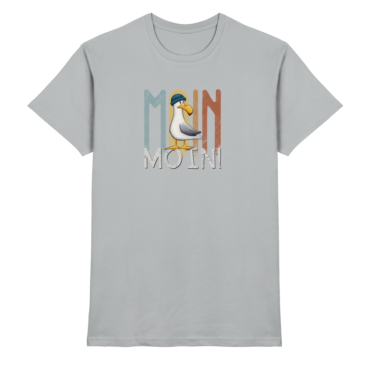 Moin Moin norddeutsche Möwe - Premium Shirt