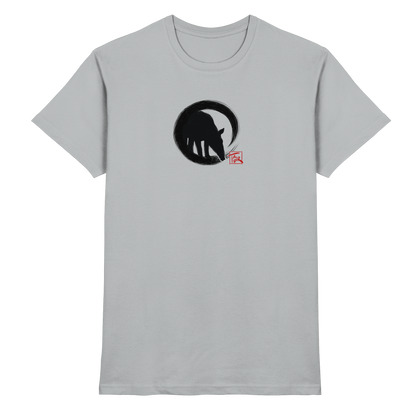 Zen Tapir im japanischen Enso Kreis - Premium Shirt