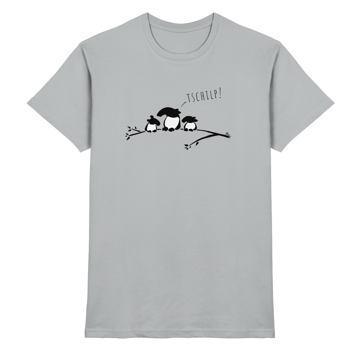 Drei kleine Tapir-Vögel - Premium Shirt