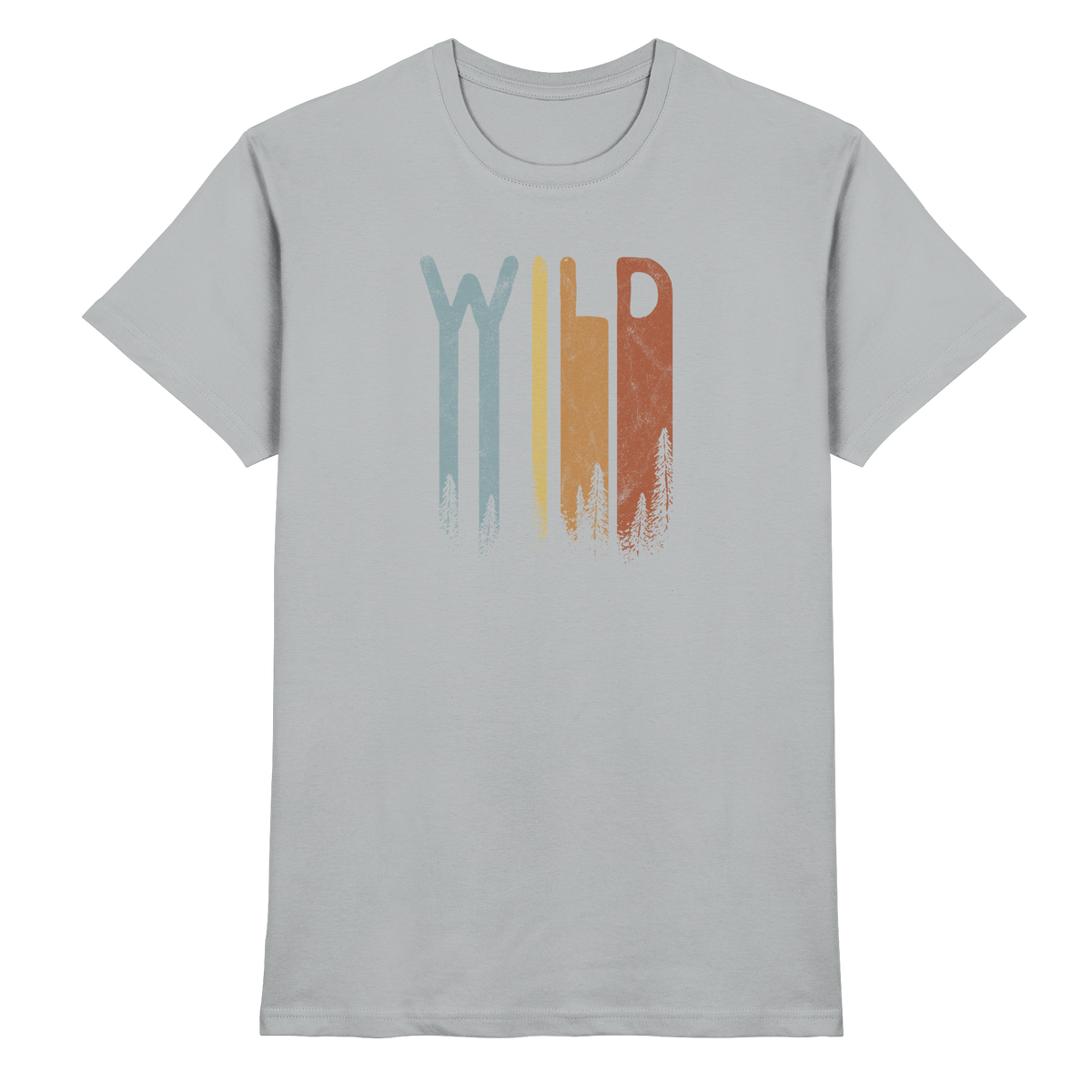 Wild Retro Schriftzug - Premium Shirt