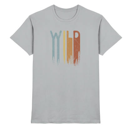 Wild Retro Schriftzug - Premium Shirt