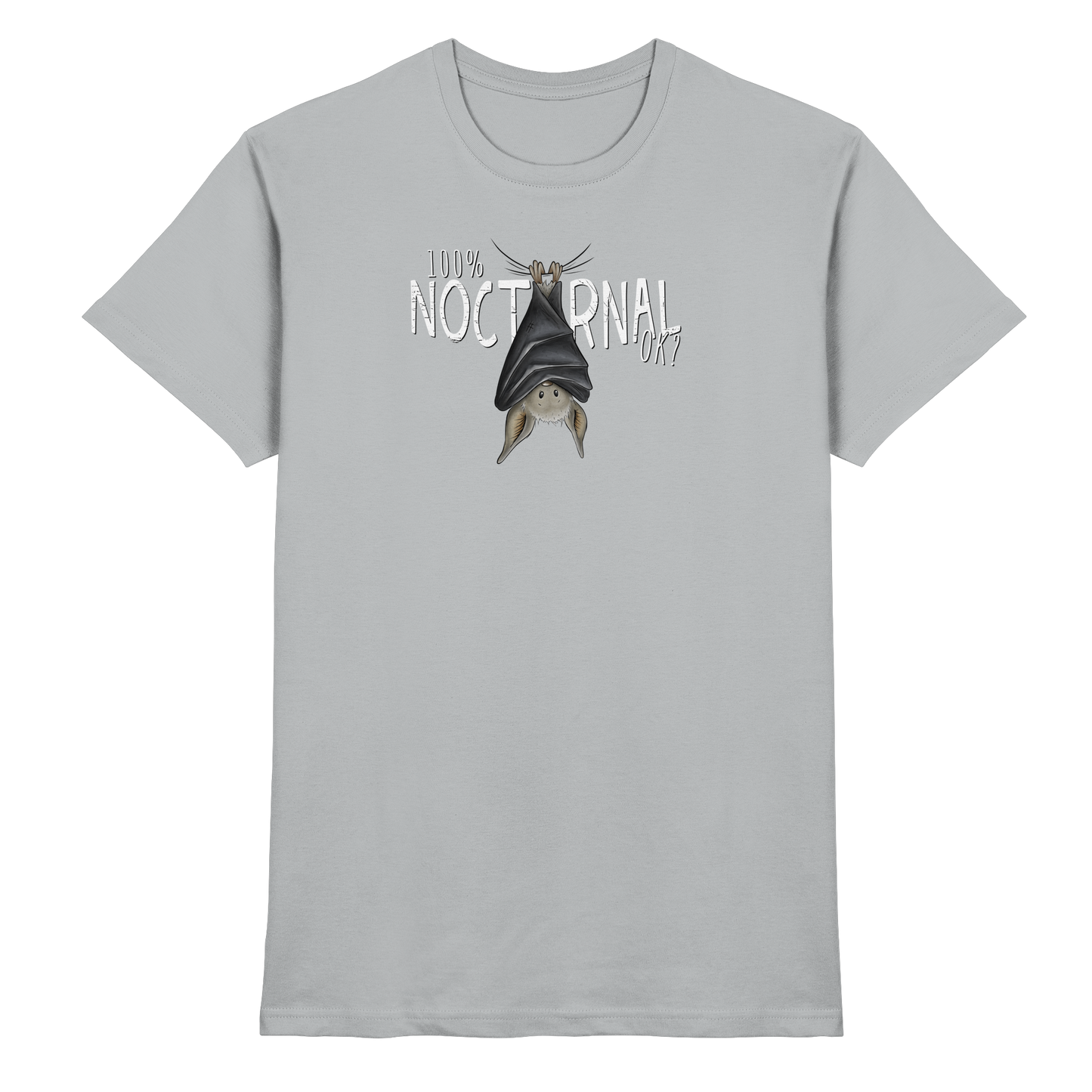 100% nachtaktive Fledermaus - Premium Shirt