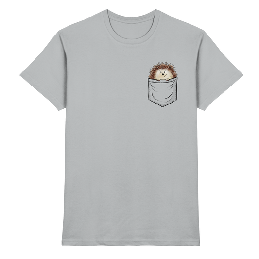 Lustiger Igel in Deiner Brust-Tasche - Premium Shirt