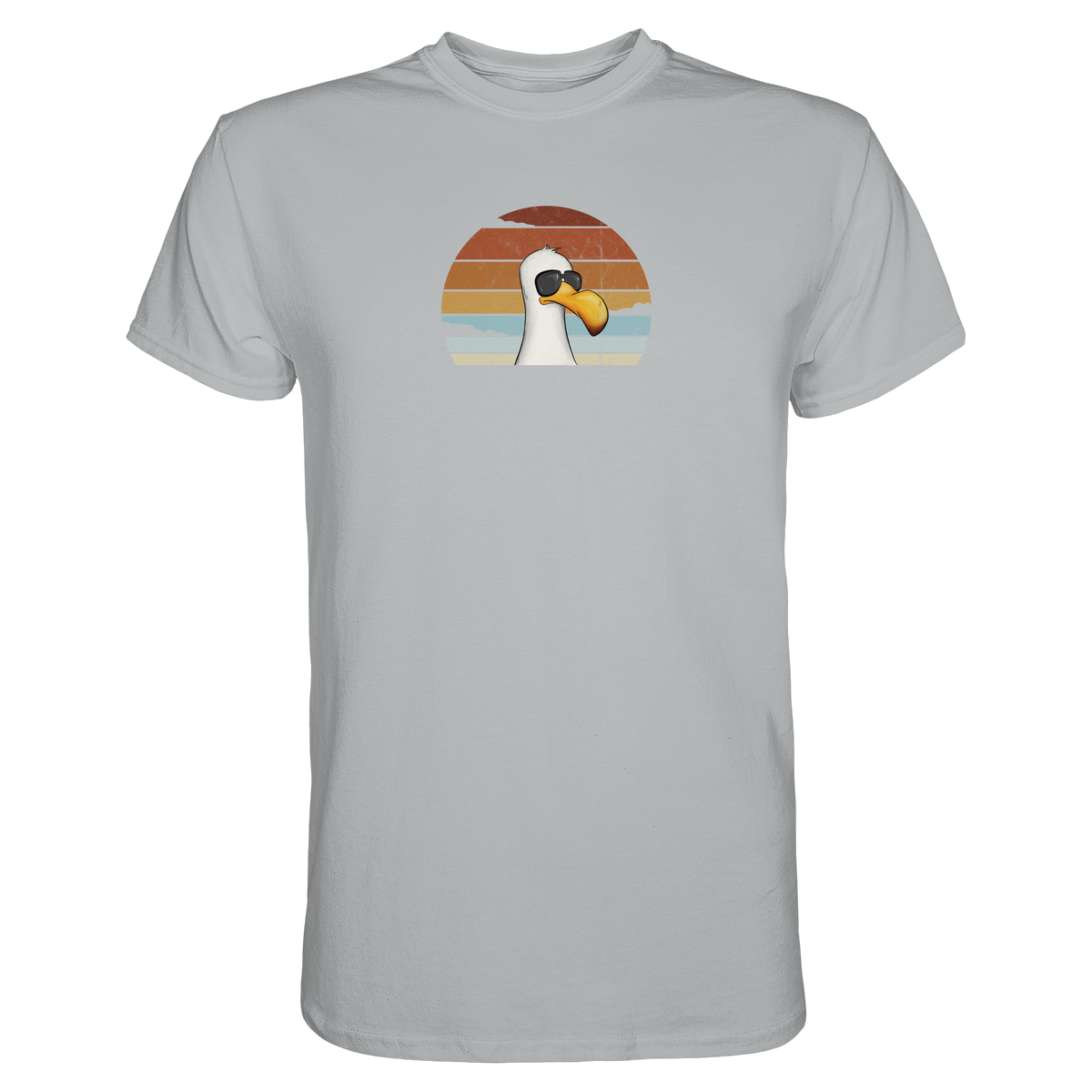 Cool lässige Retro Möwe - Premium Shirt