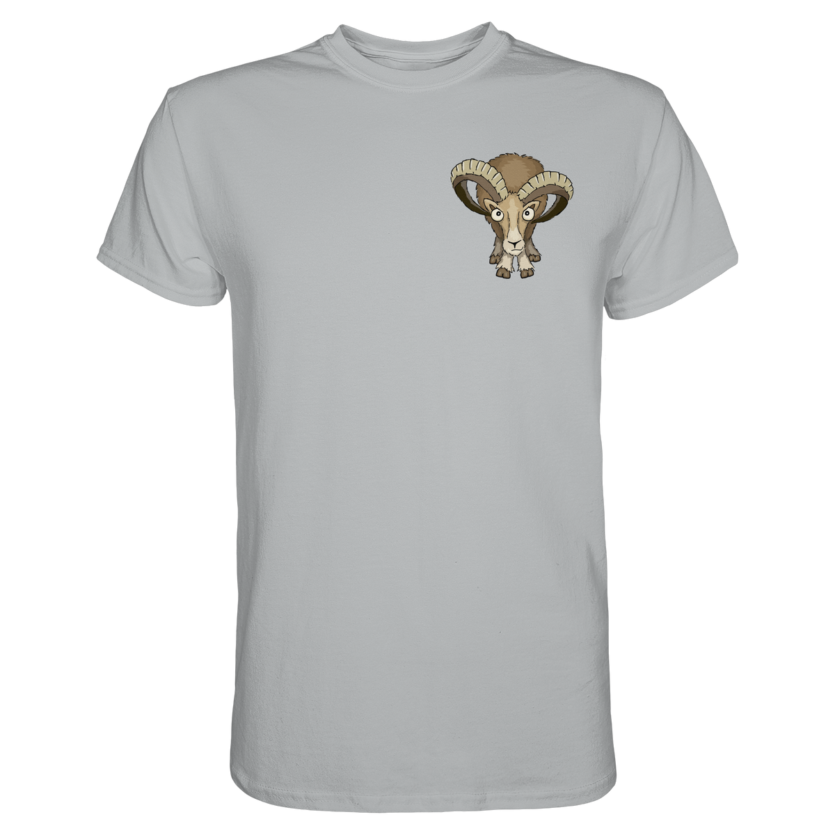 Bockiges Mufflon Widder Schafbock - Premium Shirt