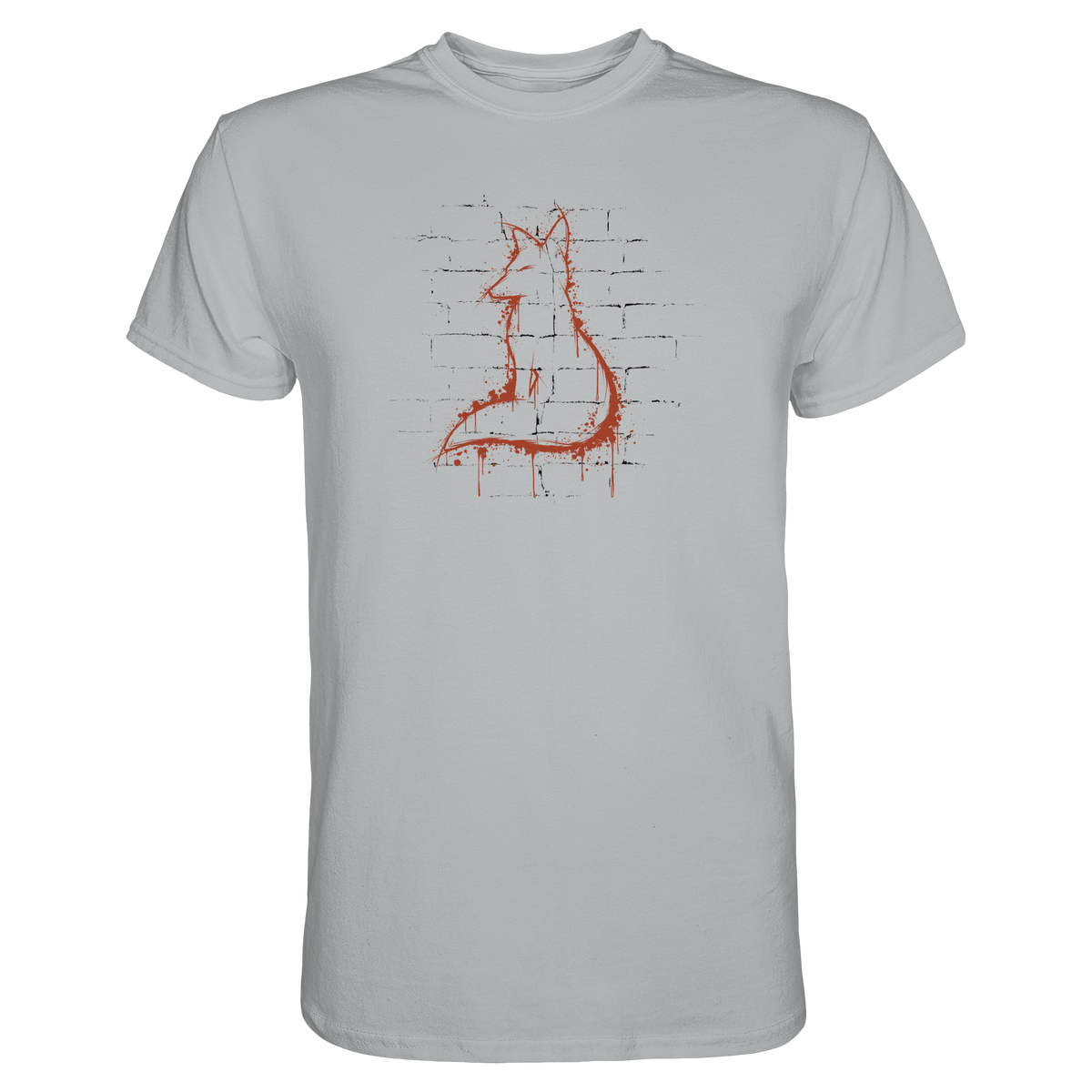 Street Art Fuchs Silhouette - Premium Shirt