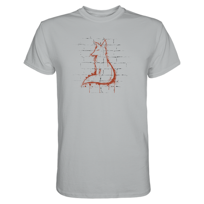 Street Art Fuchs Silhouette - Premium Shirt