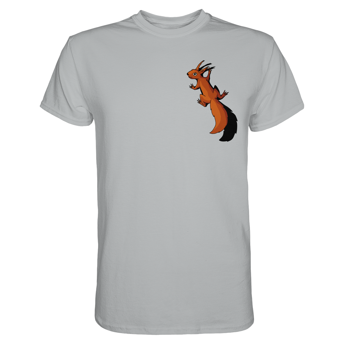 Süßes Eichhörnchen klettert - Premium Shirt