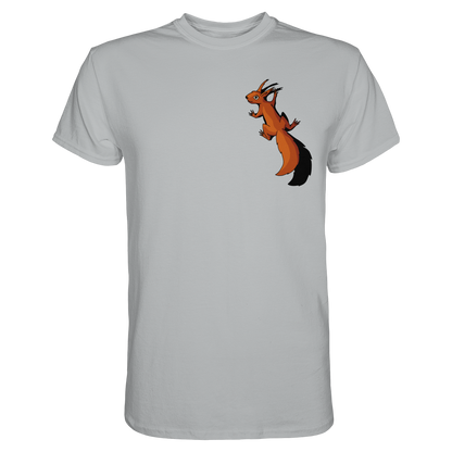 Süßes Eichhörnchen klettert - Premium Shirt