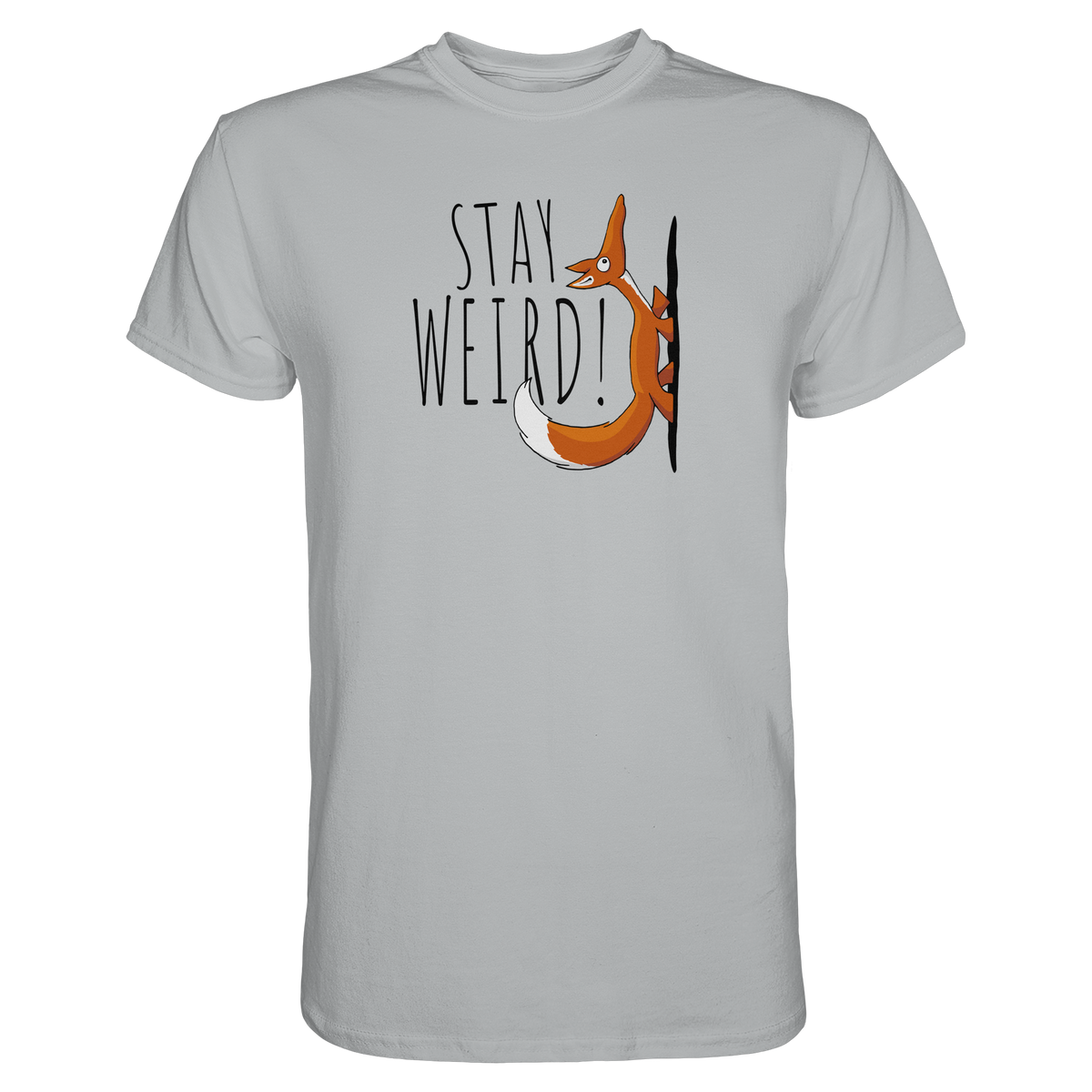Stay Weird! Schräger Fuchs - Premium Shirt