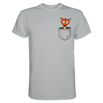 Fuchs in der Brusttasche | Taschen-Fuchs - Premium Shirt