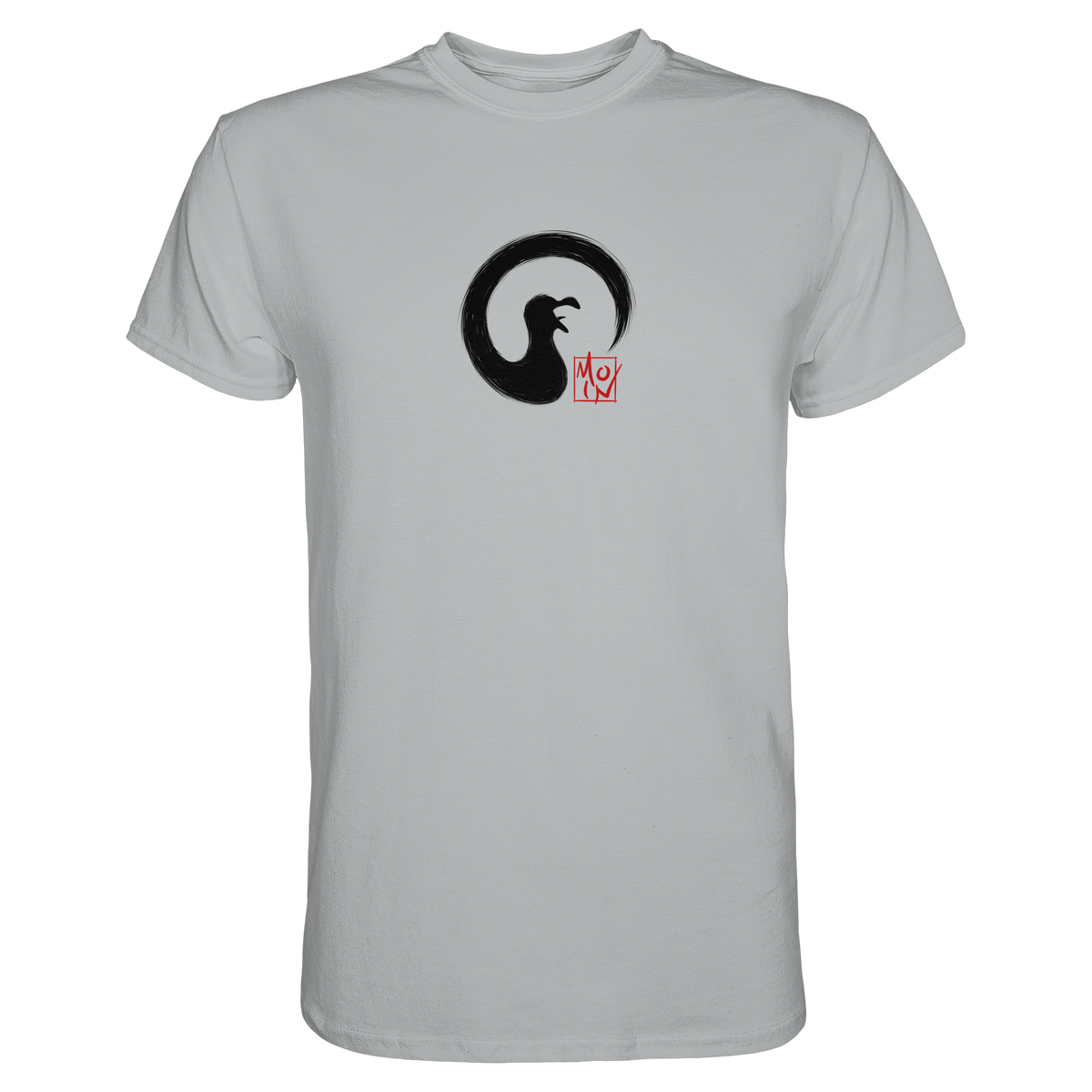Moin kreischende japanische Enso Möwe - Premium Shirt