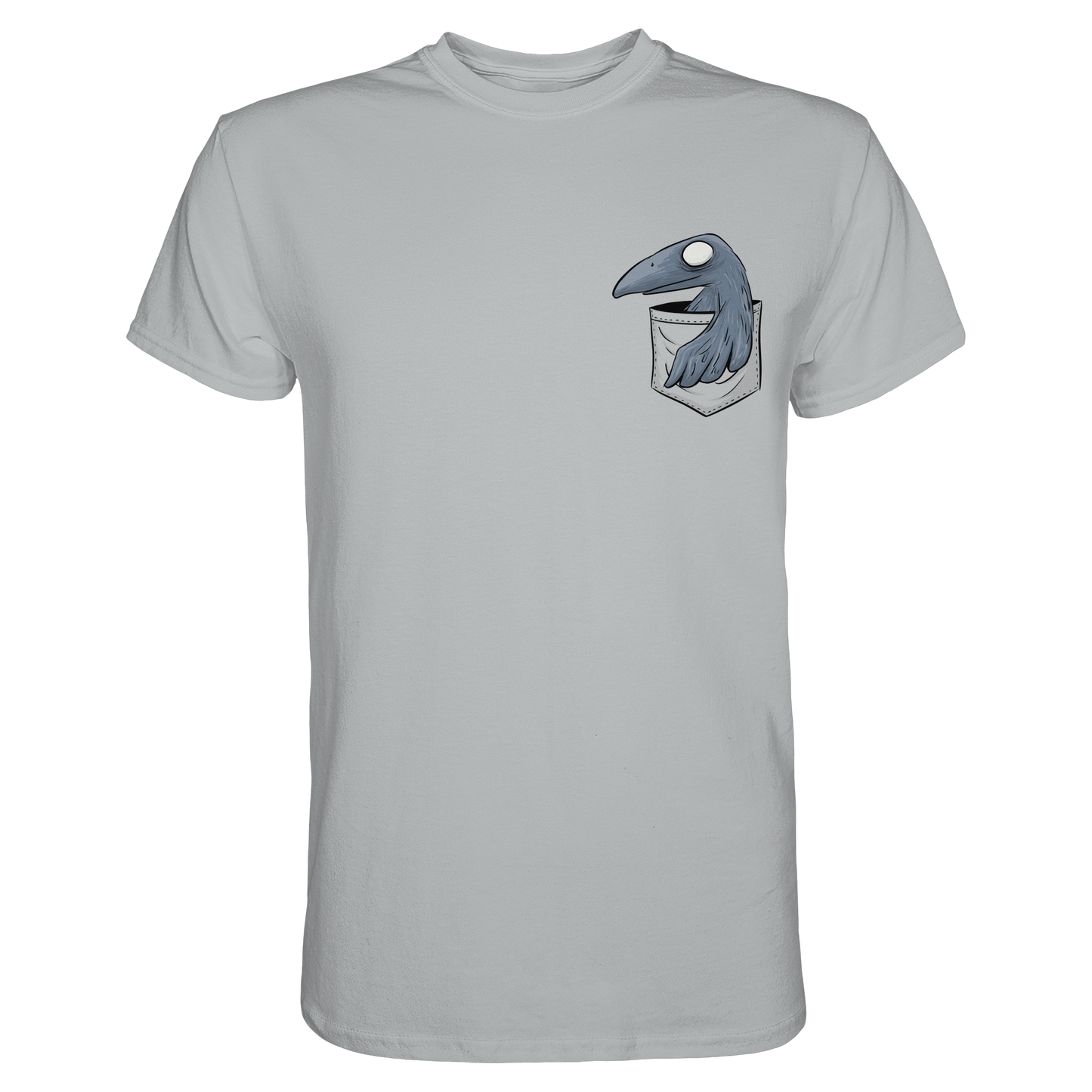 Grufti Rabe Krähe in der Tasche - Premium Shirt