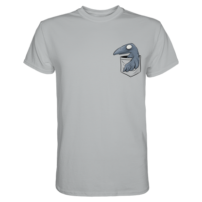 Grufti Rabe Krähe in der Tasche - Premium Shirt