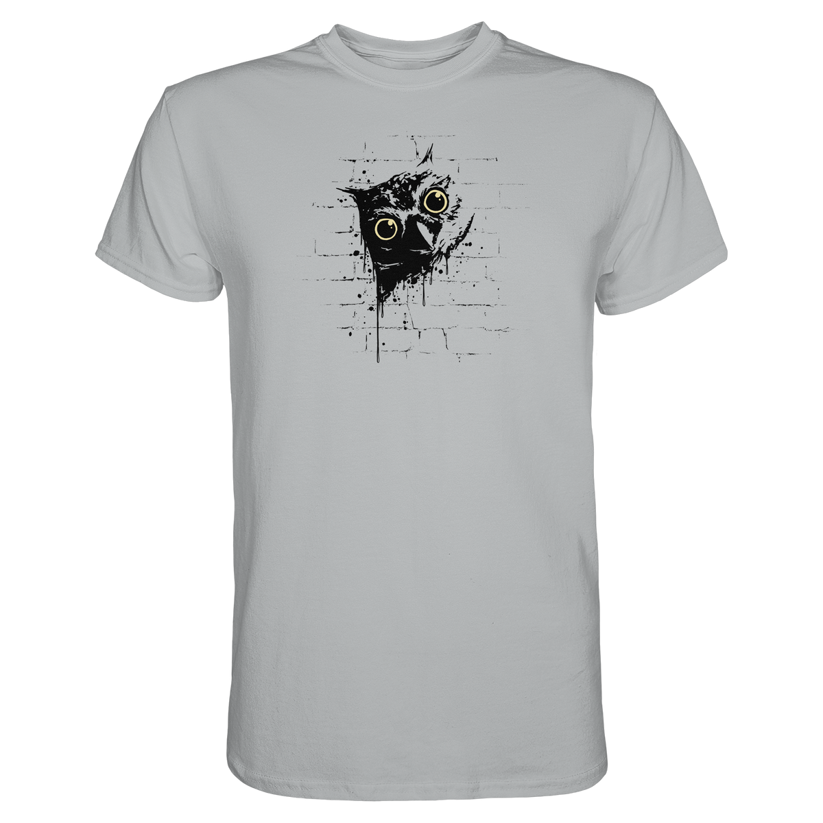 Lässige Street Art Eule - Premium Shirt