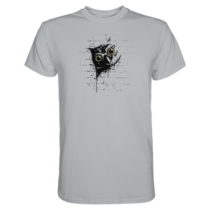 Lässige Street Art Eule - Premium Shirt
