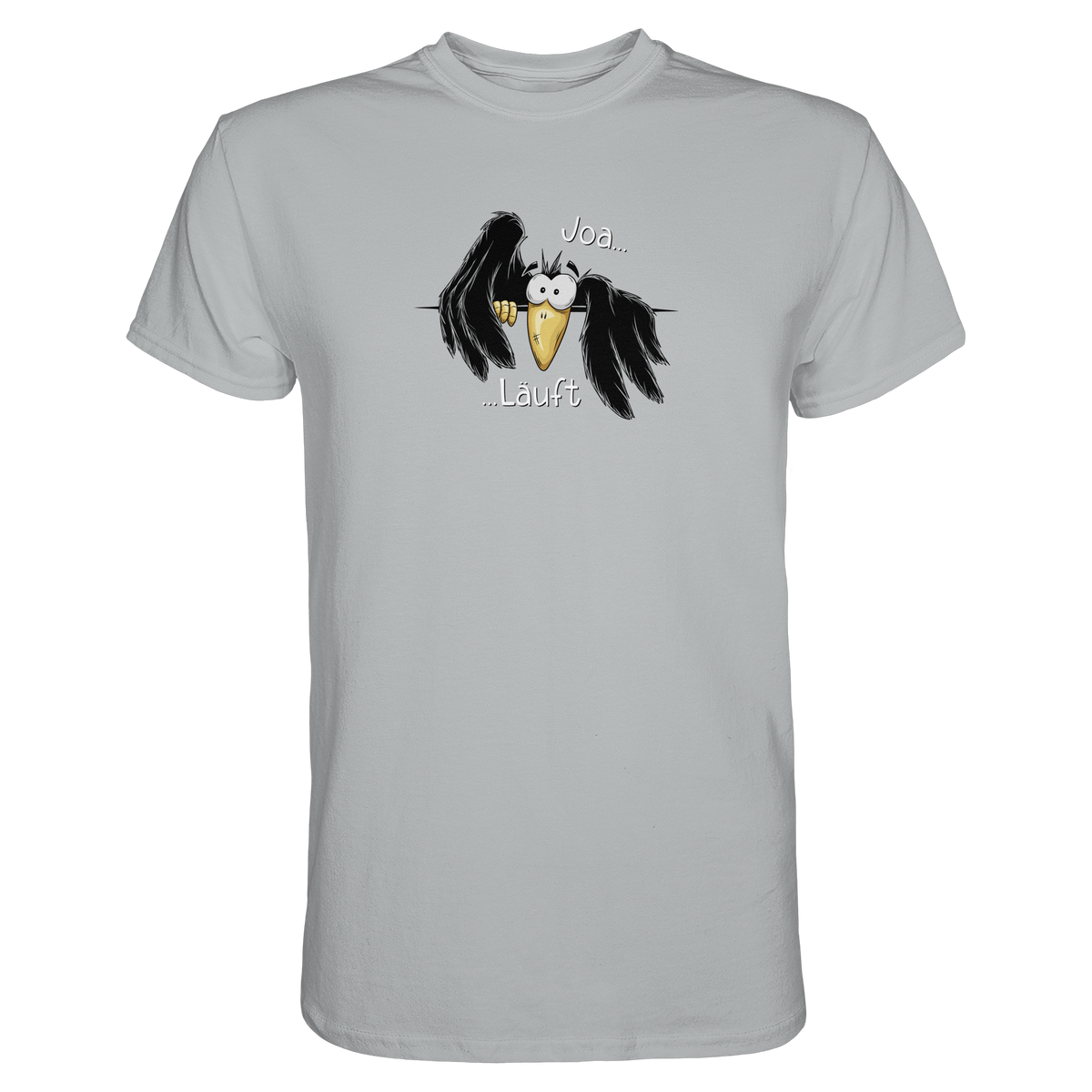 Joa Läuft Krähe gechillter Rabe - Premium Shirt