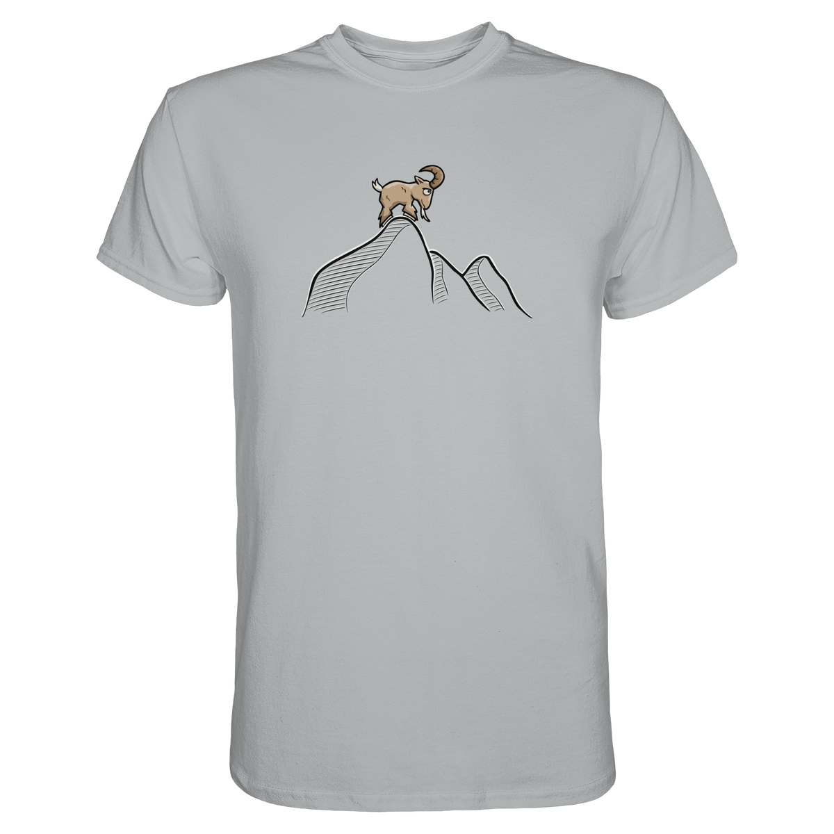 Ziegenbock in den Bergen - Premium Shirt
